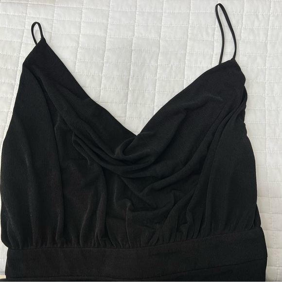 Misha Moira Cowl Neck Jumpsuit in Black Size 8 Revolve - Picture 6 of 12